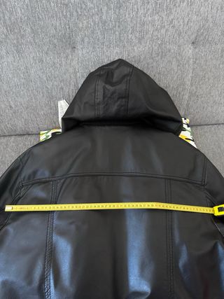 Giubbotto uomo pelle nero taglia 56