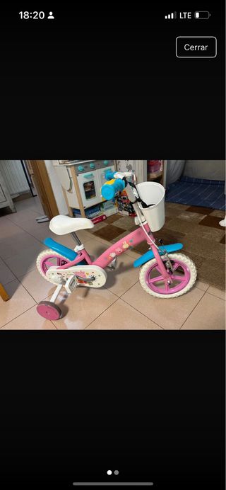 Bicicleta Peppa Pig 4-5 años
