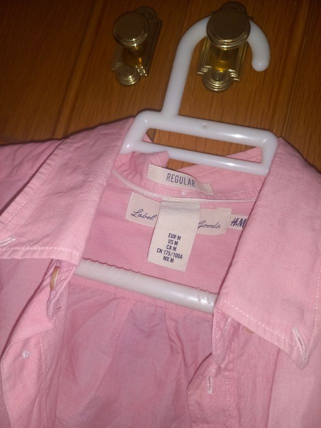 Camisa H&M Rosa Talla M