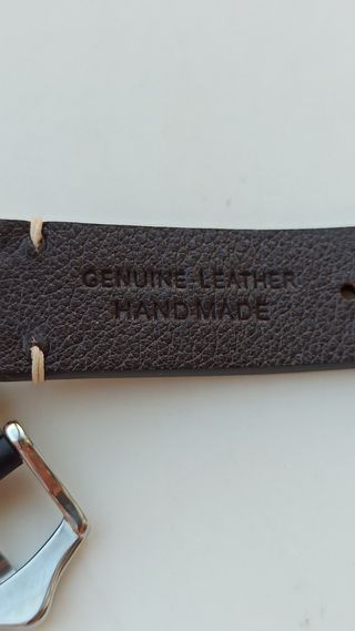 Correa de reloj BISONSTRAP negra 19mm