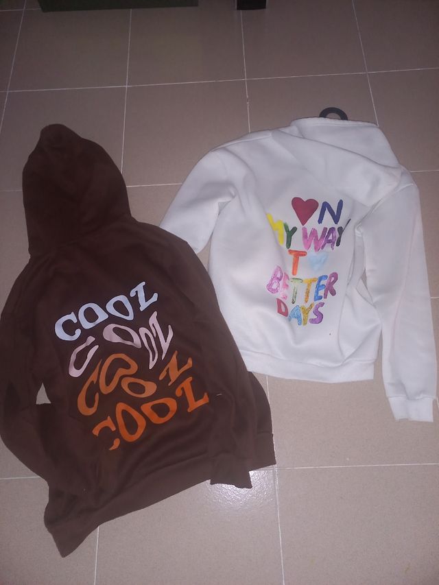 Conjunto de 2 sudaderas con capucha