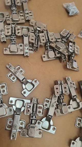 25 Bisagras Acero Inox Puerta Mueble 1.5mm