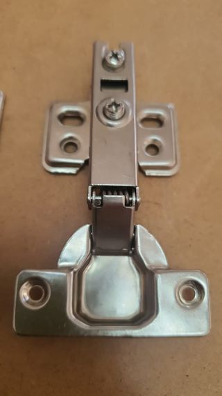 25 Bisagras Acero Inox Puerta Mueble 1.5mm