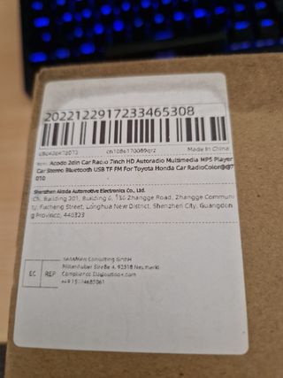 Pantalla Coche Android Auto CarPlay Acodo