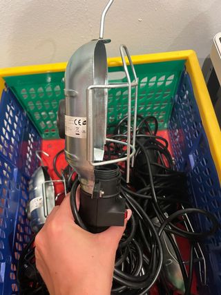 Luz de trabajo portátil con gancho