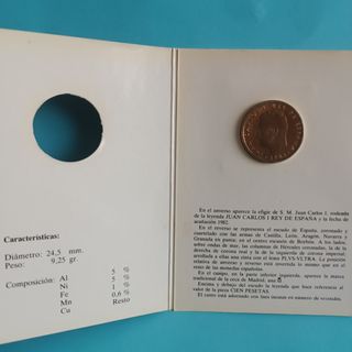 Prueba Numismática Cien Pesetas 1982