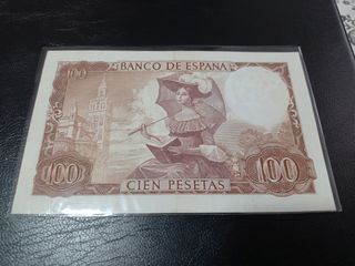 Billete 100 pesetas España 1965