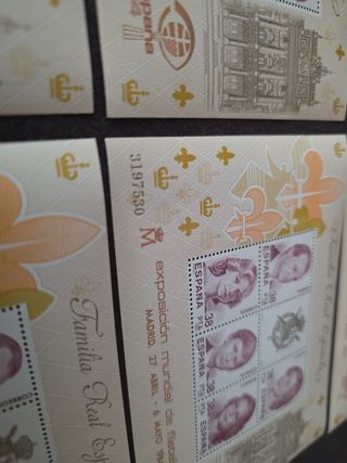 Sellos Familia Real Española 1984 - Planchas x6