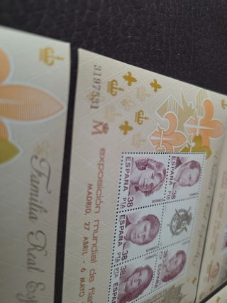 Sellos Familia Real Española 1984 - Planchas x6