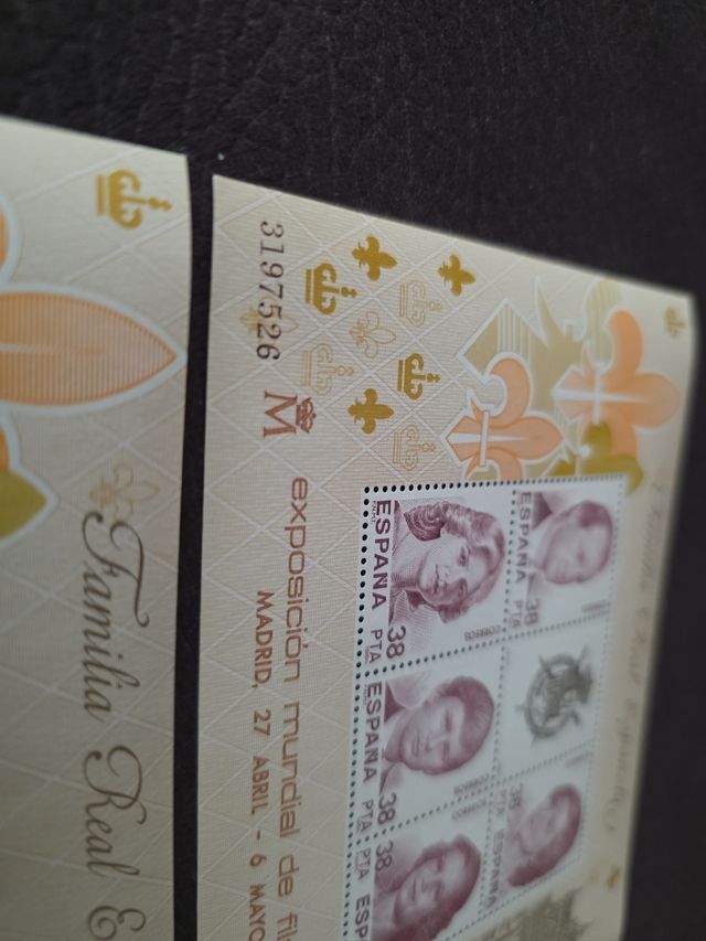 Sellos Familia Real Española 1984 - Planchas x6