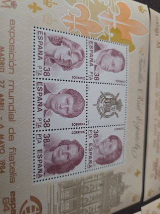 Sellos Familia Real Española 1984 - Planchas x6