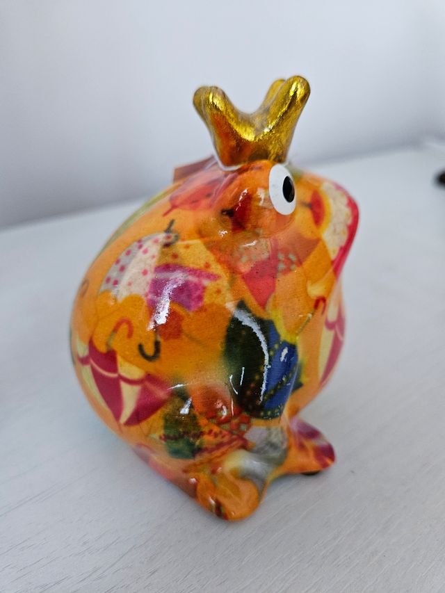 Hucha Rana Corona Pomme Pidou Cerámica