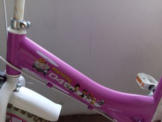 Bicicleta Patrulla Canina Niña Rosa