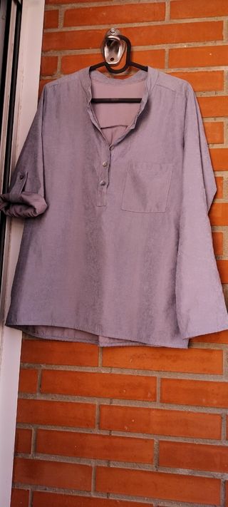 Blusa azul talla única