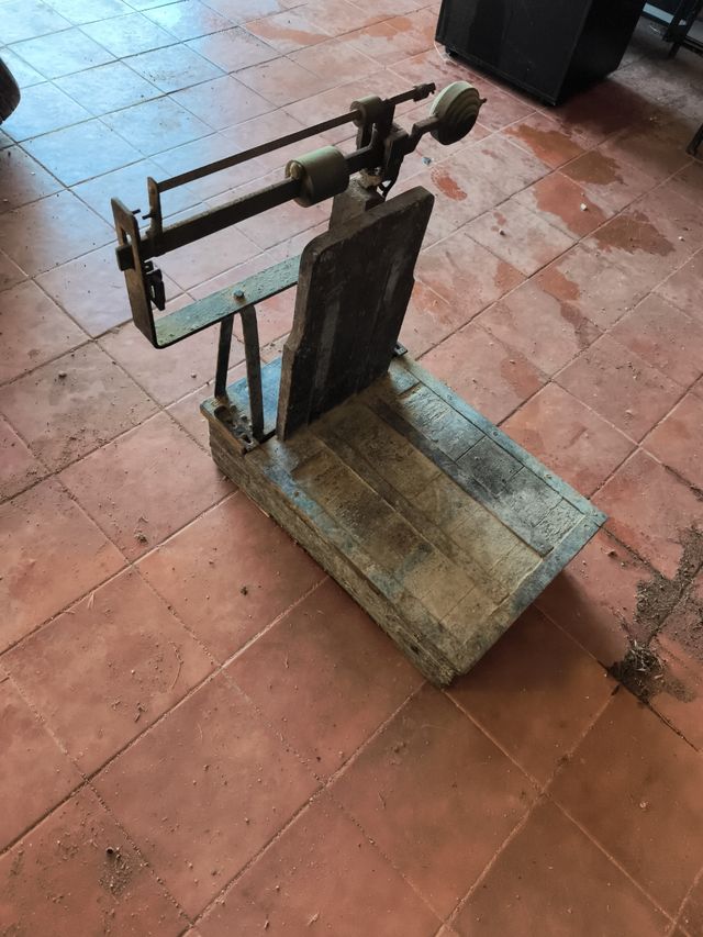 Balanza antigua de pages