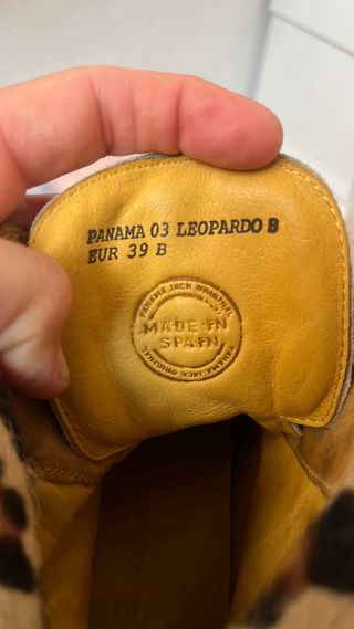 Botas Panama Jack Leopard Talla 39
