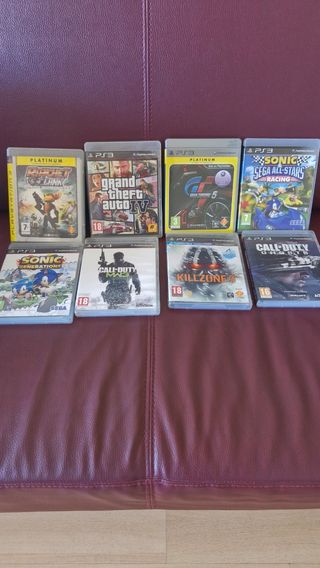 Pack 7 Juegos PS3: Acción, Carreras, Disparos