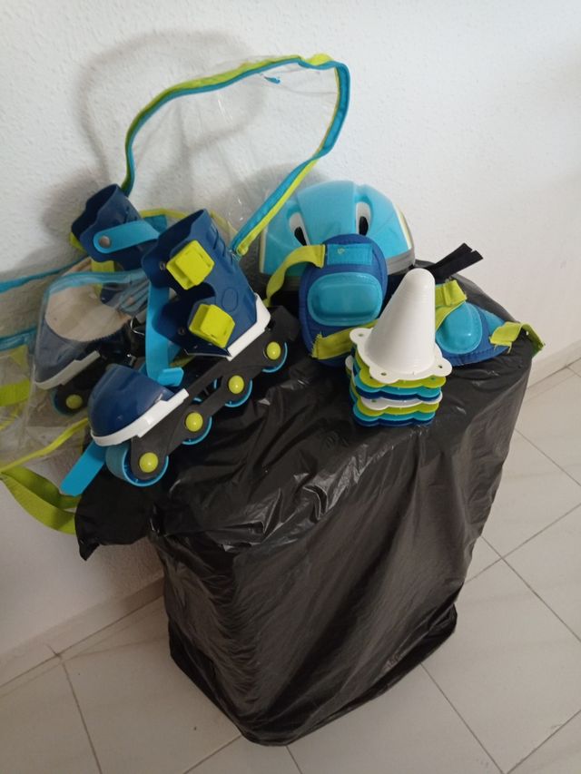 Equipo de patinaje infantil