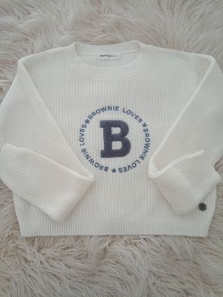 Jersey Brownie Blanco