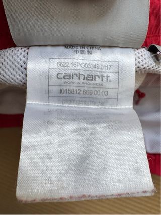 Bañador Carhartt WIP Rojo Talla M hombre