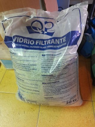 Saco Vidrio Filtrante Piscina QP 20kg