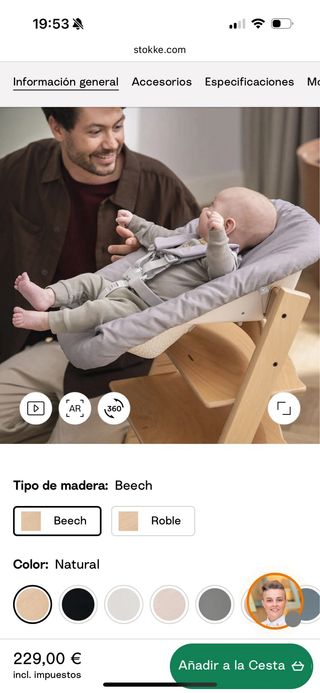 Stokke Tripp Trapp Newborn Set Beige