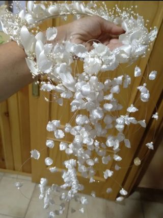 Tocado de Novia Blanco