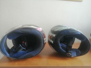 Casco Integral Moto fibra Lazer y AGV