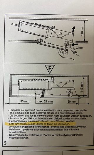 Downlight Empotrable Philips Europa 2 2x26W