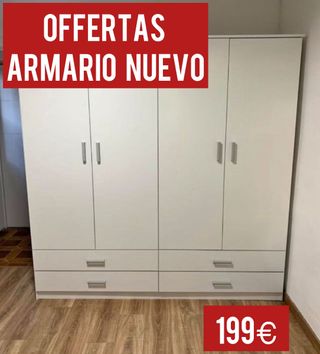 Nuovo armadio bianco a 4 ante
Disponibile