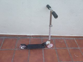 Patinete infantil 3 ruedas azul y naranja