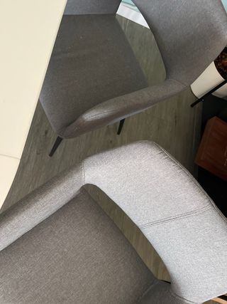 Sillas de comedor modernas tapizadas