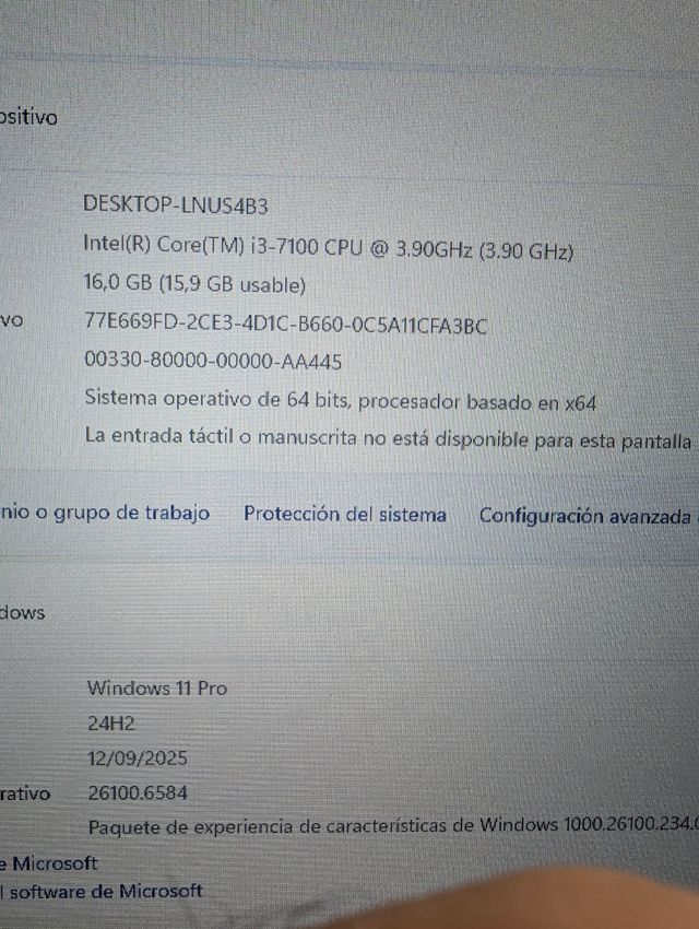 Ordenador Iggual i3 7100 16GB NVMe 480GB