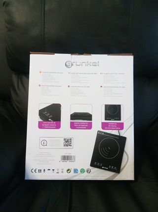 Placa Inducción Grunkel 2000W Táctil, temporizador
