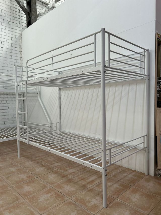 Litera Individual 90x190 Cm Blanca - Nueva