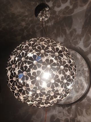 Lámpara de techo diseño floral