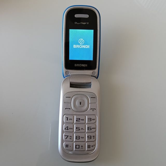 Telefonino Brondi Oysters Blu/Argento
