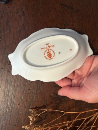 Bandeja de porcelana inglesa Royal Crown Derby