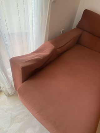 Sofá ChaiseLongue 3 Plazas Marrón