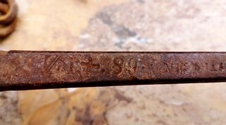 ANTIGUA ROMANA 1863 SIN PESO BALANZA 3 GANCHOS