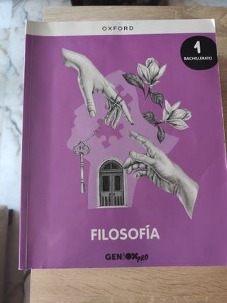 Filosofía 1º Bachillerato. Libro del estudiante...