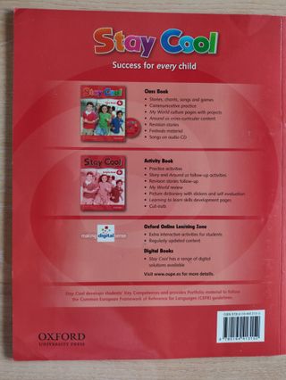 Libro de inglés Stay Cool 4 + CD