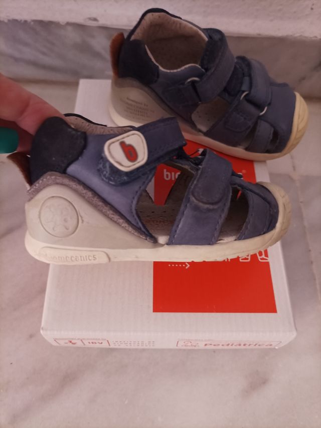 Sandalias Biomecanics Azul Talla 19