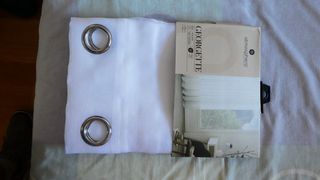 Cortina Georgette Blanca Atmosphera