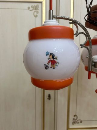 Lampadario vintage anni '50 per bambini