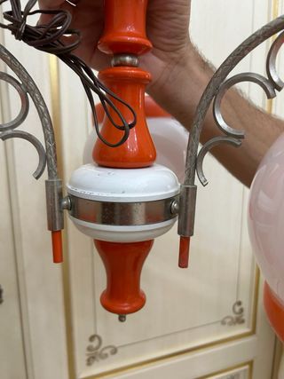 Lampadario vintage anni '50 per bambini