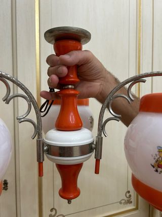 Lampadario vintage anni '50 per bambini