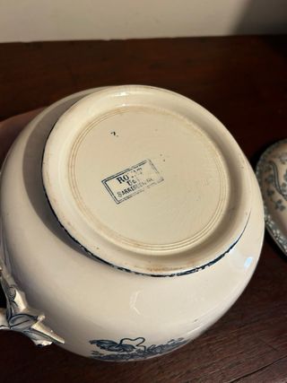Sopera terre de Fer Sarreguemines Art Nouveau