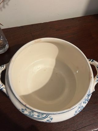 Sopera terre de Fer Sarreguemines Art Nouveau