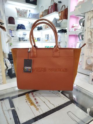 Borsa Coveri World marrone